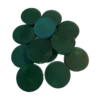 LOT de 12 pions verts 30 x 7 mm