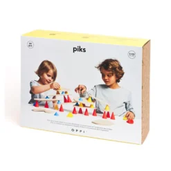 Piks 64 pièces. Le jouet créatif qui mélange équilibre et construction