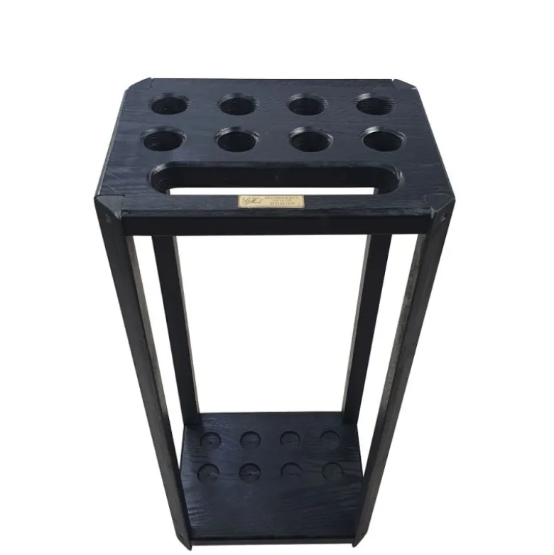 Porte-queue de billard design "Full Black" à poser au sol