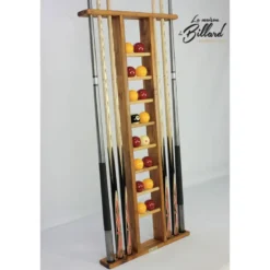 Porte-queues 6 queues vintage + rangement jeu de billes