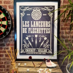 Poster de fléchette