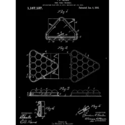 Poster Origine Billard Treiber