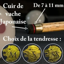 Procédé 11 mm 6 couches Pro Lord Cue