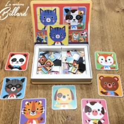 Puzzle magnétique pour composer des animaux et en inventer d’autres
