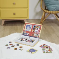 Puzzle magnétique pour composer des animaux et en inventer d’autres