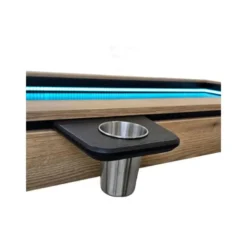 Repose gobelet + gobelet inox pour la table de jeux