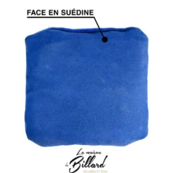 Sac bleu bi-matières pour cornhole grand modèle