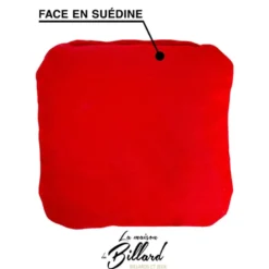 Sac rouge bi-matières pour cornhole grand modèle