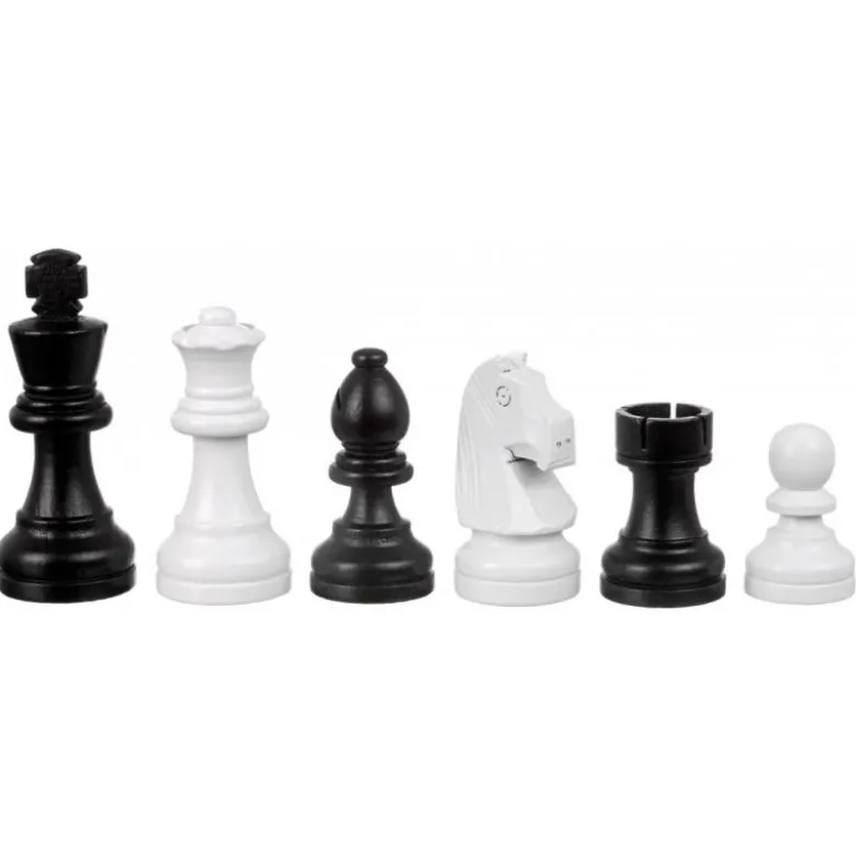 Set echecs et dames moderne 40 x 40 cm