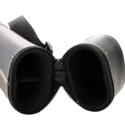 Tube rangement½ queue billard cuir noir et marron