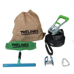 Tyrolienne avec frein