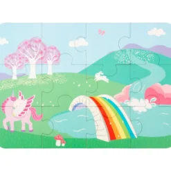 Valise licorne et puzzle